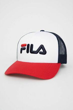 Fila kapa - pisana. Baseball kapa iz kolekcije Fila. Model izdelan iz kombinacije različnih materialov.
