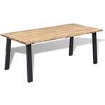 VIDAXL Jedilna miza iz trdnega akacijevega lesa 170x90 cm
