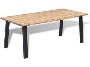 VIDAXL Jedilna miza iz trdnega akacijevega lesa 170x90 cm