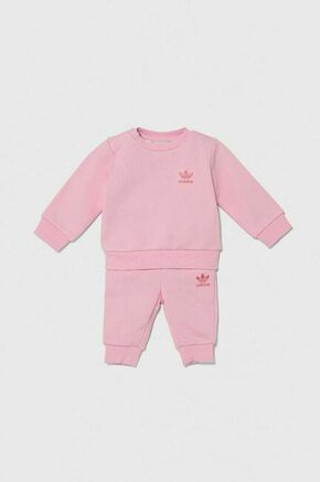 Komplet za dojenčka adidas Originals roza barva - roza. Otroške komplet iz kolekcije adidas Originals