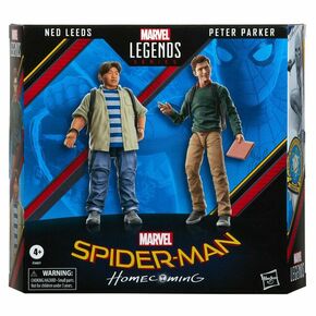 Super junaki hasbro legends series spider-man 60th anniversary peter parker &amp; ned leeds