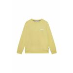 Otroški pulover BOSS rumena barva - rumena. Otroški pulover iz kolekcije BOSS. Model izdelan iz tanke, rahlo elastične pletenine.