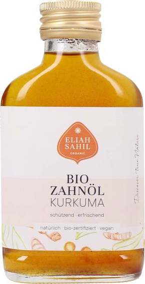 "Eliah Sahil Bio olje za zobe s kurkumo - 100 ml"