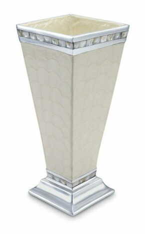 Julia Knight Velika aluminijasta vaza CLASSIC z bisernim mozaikom