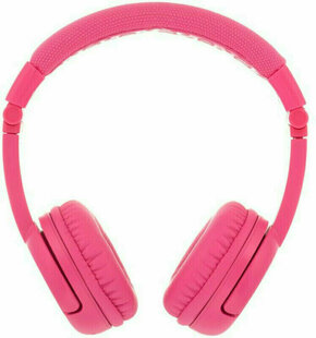 BuddyPhones brezžične slušalke za otroke playplus (roza)