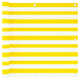 vidaXL Balkonsko platno rumeno in belo 90x300 cm HDPE
