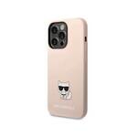 Karl Lagerfeld Silicon Choup. Iphone 14 Pro Pink KLHCP14LSLCTPI