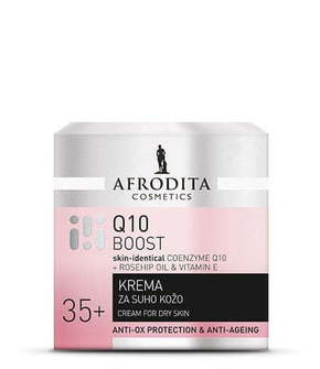 Kozmetika Afrodita Q10 krema za suho kožo