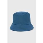 Otroški klobuk OVS mornarsko modra barva - mornarsko modra. Otroški klobuk iz kolekcije OVS. Model z ozkim robom, izdelan iz enobarvnega materiala.