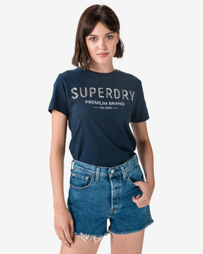 Superdry Ženske majice modra Sequin