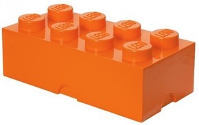 LEGO škatla za shranjevanje 8 - oranžna 250 x 500 x 180 mm