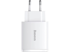 BASEUS polnilec 30W USB 2xTipA bel CCXJ-E02