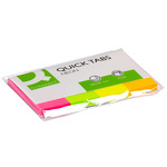 Q-Connect Samolepilni zaznamki - papir, 4 barve