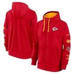 Kansas City Chiefs Nike Cotton Full-Zip Fleece jopica s kapuco, velikost XL