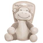 WEBHIDDENBRAND Baby Hug opica, sedeča, pletena, pliš, 22 cm