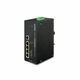 Planet Industrijsko stikalo PoE, 5x1Gb, 4x PoE 802.3at 36/120W, -40 do 75°C, dvojno 12-56VDC, IP40, brez ventilatorja