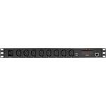 LogiLink Razdelilna enota LogiLink PDU8P01, 8 vtičnic, 1U, črna
