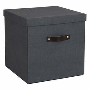 Črna škatla za shranjevanje Bigso Box of Sweden Logan