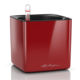 Lechuza Okrasni lonec Cube Glossy 14 - Scarlet rdeča visoki sijaj