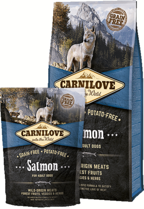 Shumee Carnilove losos za odrasle 12 kg - suha hrana za odrasle pse