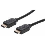 Kabel Manhattan - HDMI v HDMI (dinamični HDR, eARC, 3D, 8K@60Hz, VRR, QMS, pasovna širina 48 Gbps, 3 m, črna)