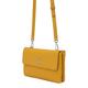 torbica Calvin Klein zlata barva - zlata. Majhna torbica iz kolekcije Calvin Klein. na zapenjanje, model izdelan iz ekološkega usnja.