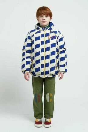 Otroška jakna Bobo Choses bela barva - bela. Otroški jakna iz kolekcije Bobo Choses. Prehoden model