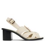 Sandali Tommy Hilfiger Cross Blocked Heel Sandal FW0FW09135 Bela