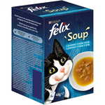 Felix hrana za mačke ribe, tuna in morska plošča, 8x (6x48 g)