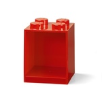 LEGO Brick 4 viseča polica rdeča