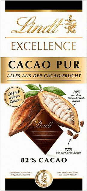 Lindt Excellence Cacao Pur - 80 g