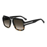 Dsquared2 D20159/S WR7/HA ONE SIZE (55) Črna/Rjava