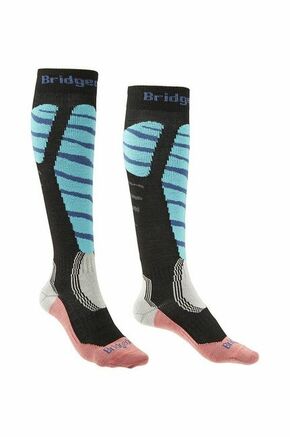 Smučarske nogavice Bridgedale Easy On Merino Performance - modra. Smučarske nogavice iz kolekcije Bridgedale. Model izdelan iz termoaktivnega materiala z merino volno.