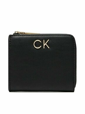 Calvin Klein Majhna ženska denarnica Re-Lock Za Wallet Sm K60K610781 Črna