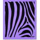 Groovy Goods Gobasta krpa Zebra - Vijolična