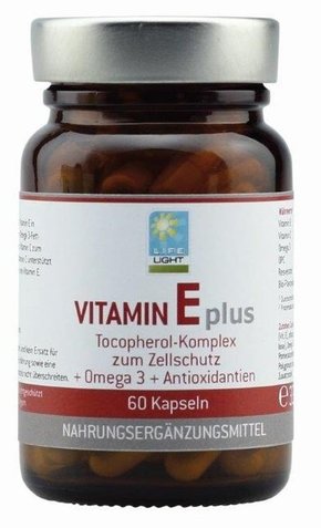Life Light Vitamin E plus - 60 kaps.