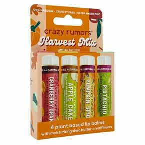 Crazy Rumors Set klasičnih balzamov za ustnice Harvest Mix 4 x 4