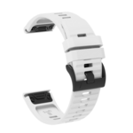 Silikonski pašček za Garmin ure, 26mm, bel