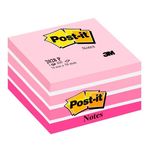 3M 2028-P Post-it kocka Aqua Pink, samolepilni lističi