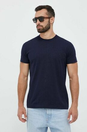 Bombažna kratka majica Gant mornarsko modra barva - mornarsko modra. Kratka majica iz kolekcije Gant