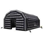 VEVOR Napihljivi nočni klub 8x6x4 m črne barve