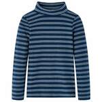 vidaXL Otroška majica z dolgimi rokavi mornarsko modra 116