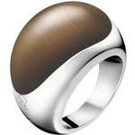 Calvin Klein Jeklen prstan s kamnom Ellipse KJ3QCR0201 (Obseg 52 mm)