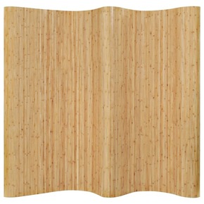 Paravan iz bambusa 250x165 cm naravne barve