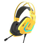Dareu EH732 gaming slušalke, USB, modra/rdeča/rumena, 42dB/mW, mikrofon