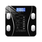 KEDO osebna elektronska tehtnica, LCD, max.180kg, 8v1, črna, T-8225-25