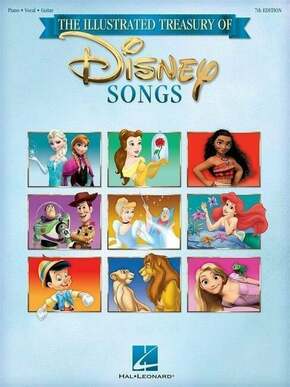 Disney The Illustrated Treasury of Disney Songs - 7th Ed. Notna glasba