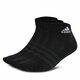 Unisex nizke nogavice adidas Cushioned Sportswear Ankle Socks 3 Pairs IC1277 black/white