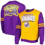 Minnesota Vikings Mitchell and Ness All Over Crew 2.0 pulover, velikost M