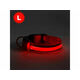 yummie yummie ovratnica z LED osvetlitvijo - USB z baterijo - velikost L (52cm) - rdeča